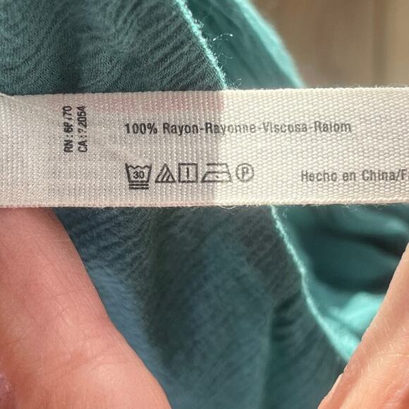 Free People Intimately Green Scoop Neck Layered Tank Top Size M - Picture 5 of 6